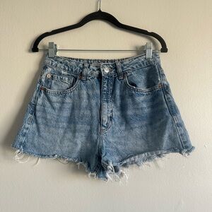 Garage Festival Jean Denim Shorts